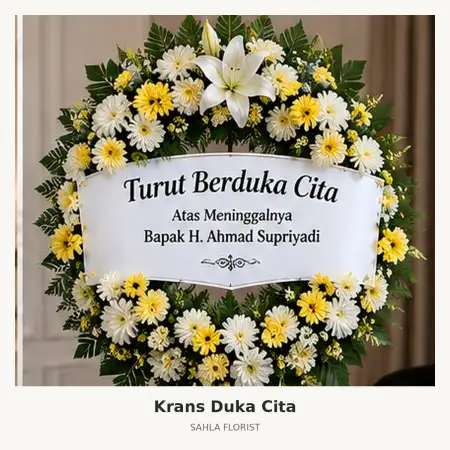Krans Bunga Duka Maros